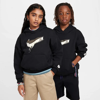 Nike SB EasyOn Big Kids' Oversized Pullover Skate Hoodie