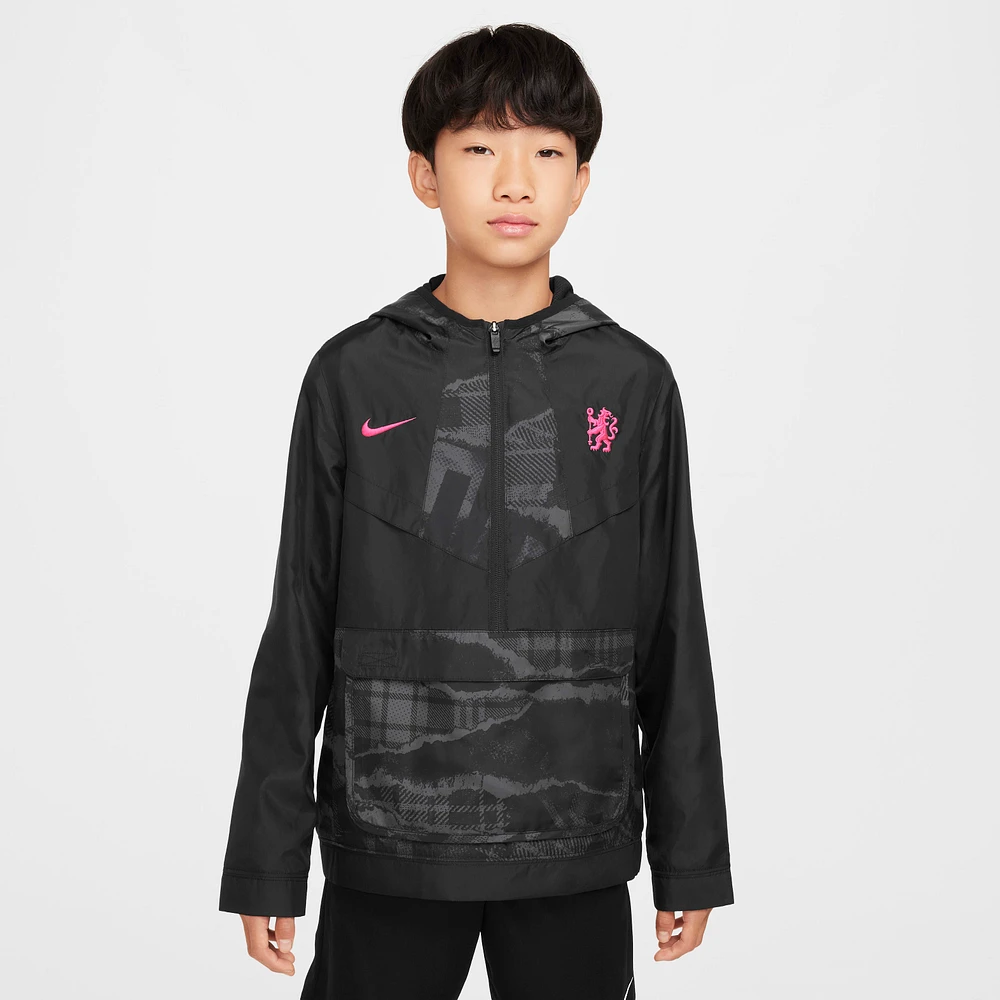 Chelsea FC Amplify Windrunner Third Big Kids' (Boys') Nike Soccer Anorak