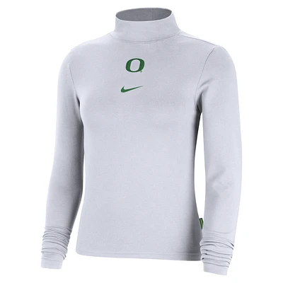 Oregon Essential Women's Nike College Long-Sleeve Mock Top