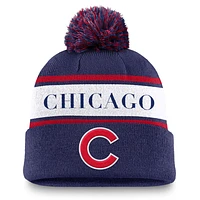 Chicago Cubs Peak Men's Nike MLB Cuffed Pom Beanie