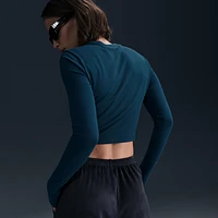 Nike Sportswear Chill Knit Women's Slim Long-Sleeve Cropped Top