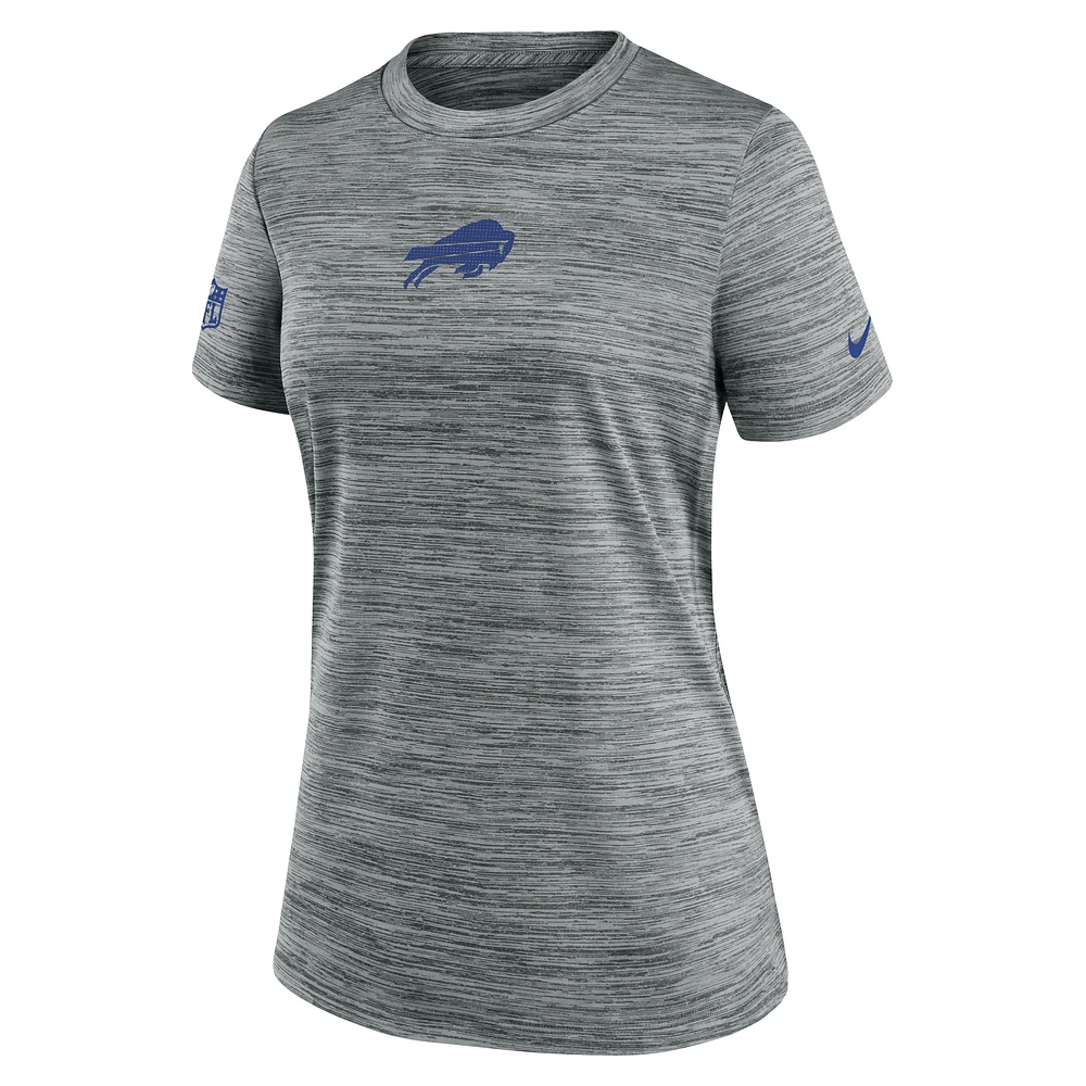 Buffalo Bills Sideline Team Issue Velocity Women's Nike Dri-FIT NFL T-Shirt