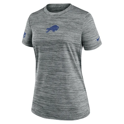 Buffalo Bills Sideline Team Issue Velocity Women's Nike Dri-FIT NFL T-Shirt