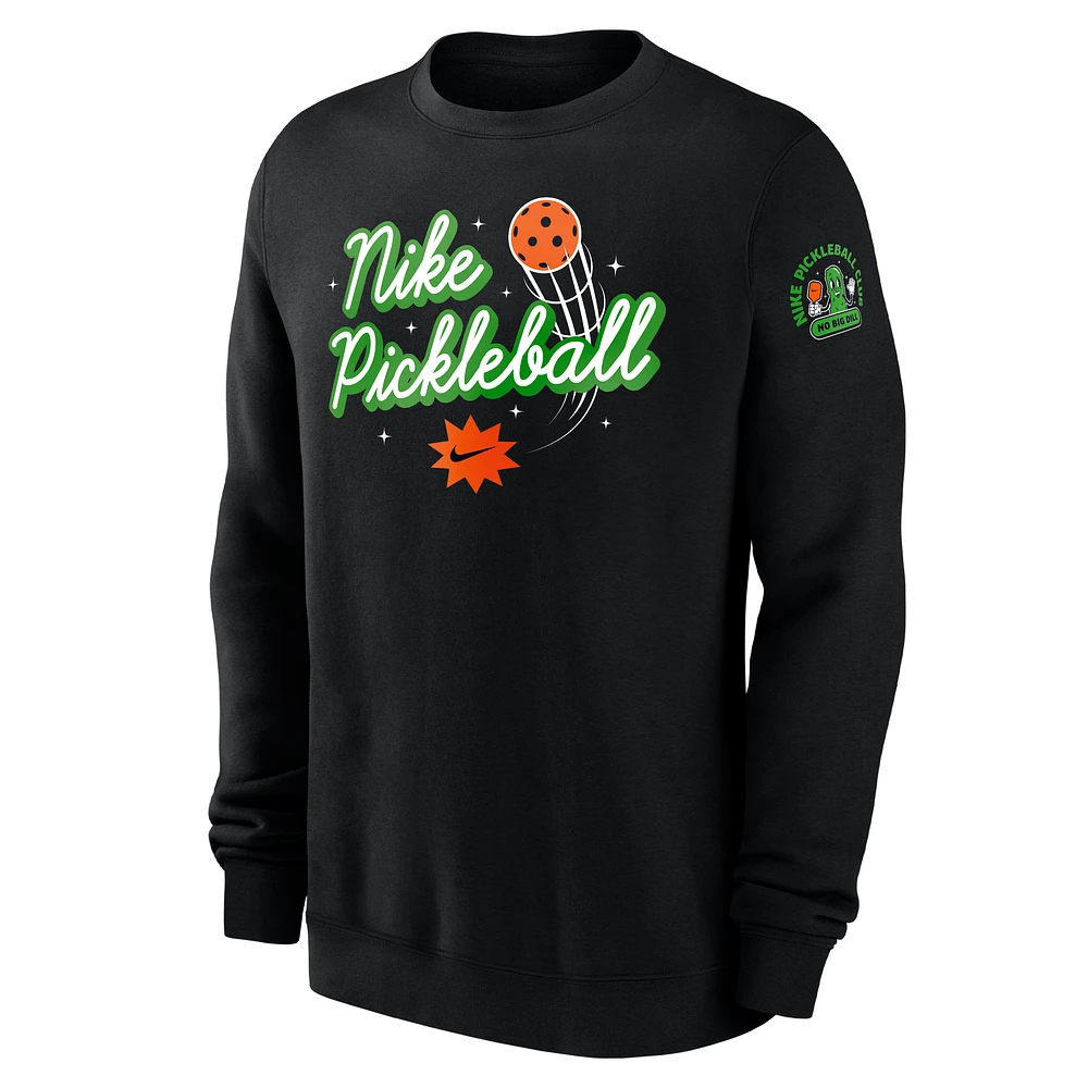 Nike Club Fleece Men's Pickleball Crew-Neck Sweatshirt
