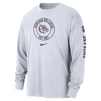 Gonzaga Max90 Men's Nike College Long-Sleeve T-Shirt