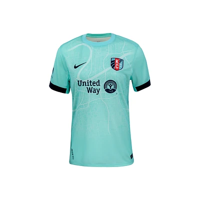 Debinha de Oliveira KC Current 2025 Stadium Away Women's Nike Dri-FIT NWSL Replica Jersey