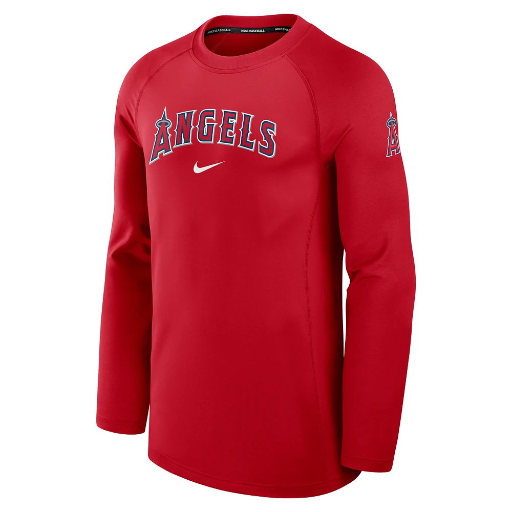 Los Angeles Angels Authentic Collection Game Time Men's Nike Dri-FIT MLB Long-Sleeve T-Shirt