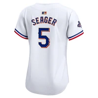 Corey Seager Texas Rangers 2023 World Series Champions Gold Women’s Nike Dri-FIT ADV MLB Limited Jersey