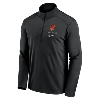 San Francisco Giants Franchise Logo Pacer Men's Nike Dri-FIT MLB 1/2-Zip Jacket