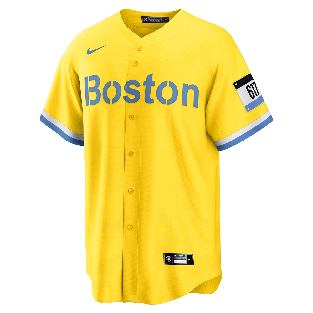 Trevor Story Boston Red Sox City Connect Men's Nike Dri-FIT ADV MLB Limited Jersey