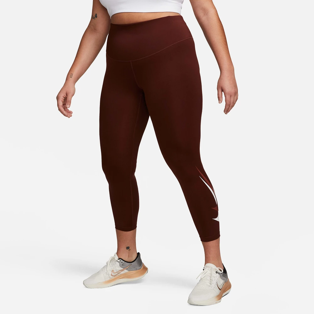 Nike Swoosh Run Women's 7/8 Mid-Rise Graphic Running Leggings