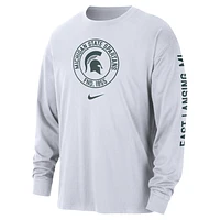 Michigan State Max90 Men's Nike College Long-Sleeve T-Shirt