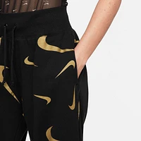 Nike Sportswear Women's High-Waisted Fleece Printed Joggers