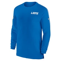 Detroit Lions Sideline Coach Men's Nike Dri-FIT NFL Long-Sleeve Top