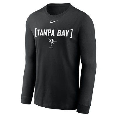 Tampa Bay Rays Fashion Men's Nike MLB Long-Sleeve T-Shirt