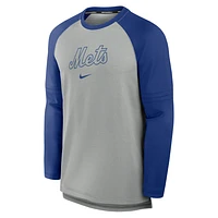 New York Mets Authentic Collection Game Time Men's Nike Breathe MLB Long-Sleeve T-Shirt