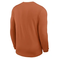 Texas Sideline Coach Men's Nike Dri-FIT College Long-Sleeve Top