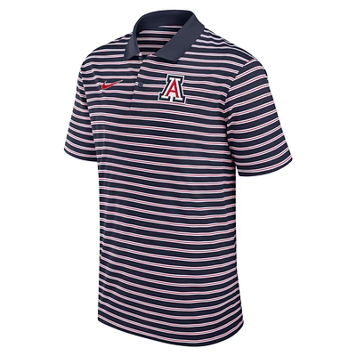 Arizona Wildcats Primetime Victory Striped Men's Nike Dri-FIT College Polo