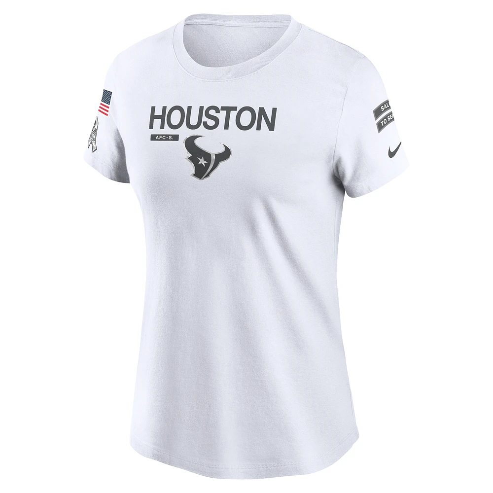 Houston Texans Salute to Service Legend Women's Nike NFL T-Shirt