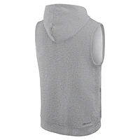 Georgia Sideline Men's Nike Dri-FIT College Sleeveless Pullover Hoodie
