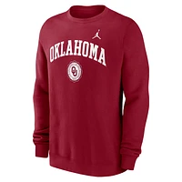 Oklahoma Sooners Arched Seal Men's Nike College Pullover Crew