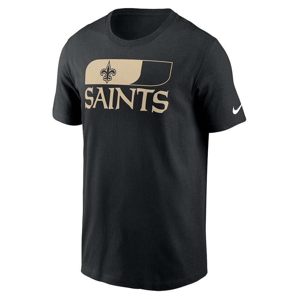 New Orleans Saints Primetime Wordmark Essential Men's Nike NFL T-Shirt