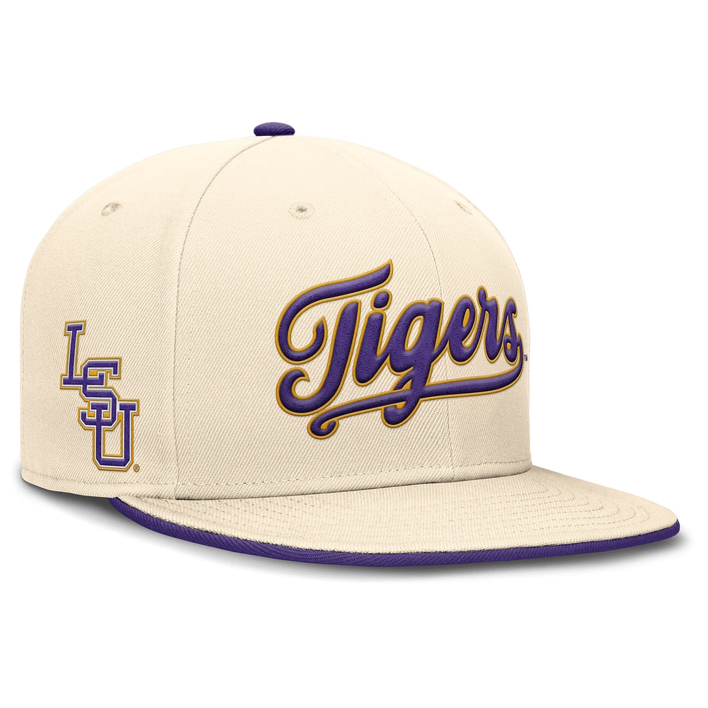 LSU Tigers Primetime True Men's Nike Dri-FIT College Fitted Hat