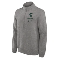 Michigan State Spartans Primetime Club Men's Nike College 1/2-Zip Crew