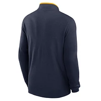 West Virginia Mountaineers Victory Men's Nike Dri-FIT College 1/2-Zip Long-Sleeve Top