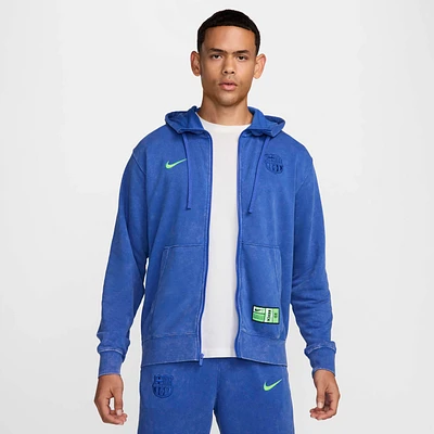 FC Barcelona Club Third Men's Nike Soccer French Terry Full-Zip Hoodie