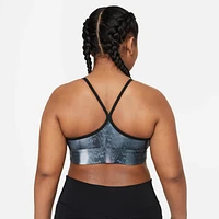 Nike Dri-FIT Indy Icon Clash Big Kids' (Girls') Sports Bra (Extended Size)