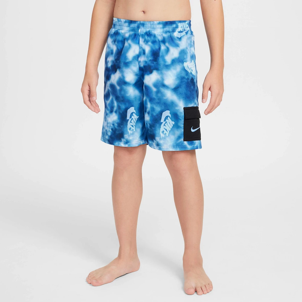 Nike Swim Voyage Big Kids' (Boys') 7" Brief-Lined Cargo Shorts