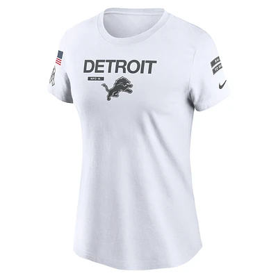 Detroit Lions Salute to Service Legend Women's Nike NFL T-Shirt