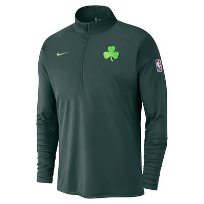 Boston Celtics City Edition Men's Nike Dri-FIT NBA 1/2-Zip Long-Sleeve Top