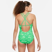 Nike Swim Retro Flow Big Kids' (Girls') T-Back One-Piece Swimsuit