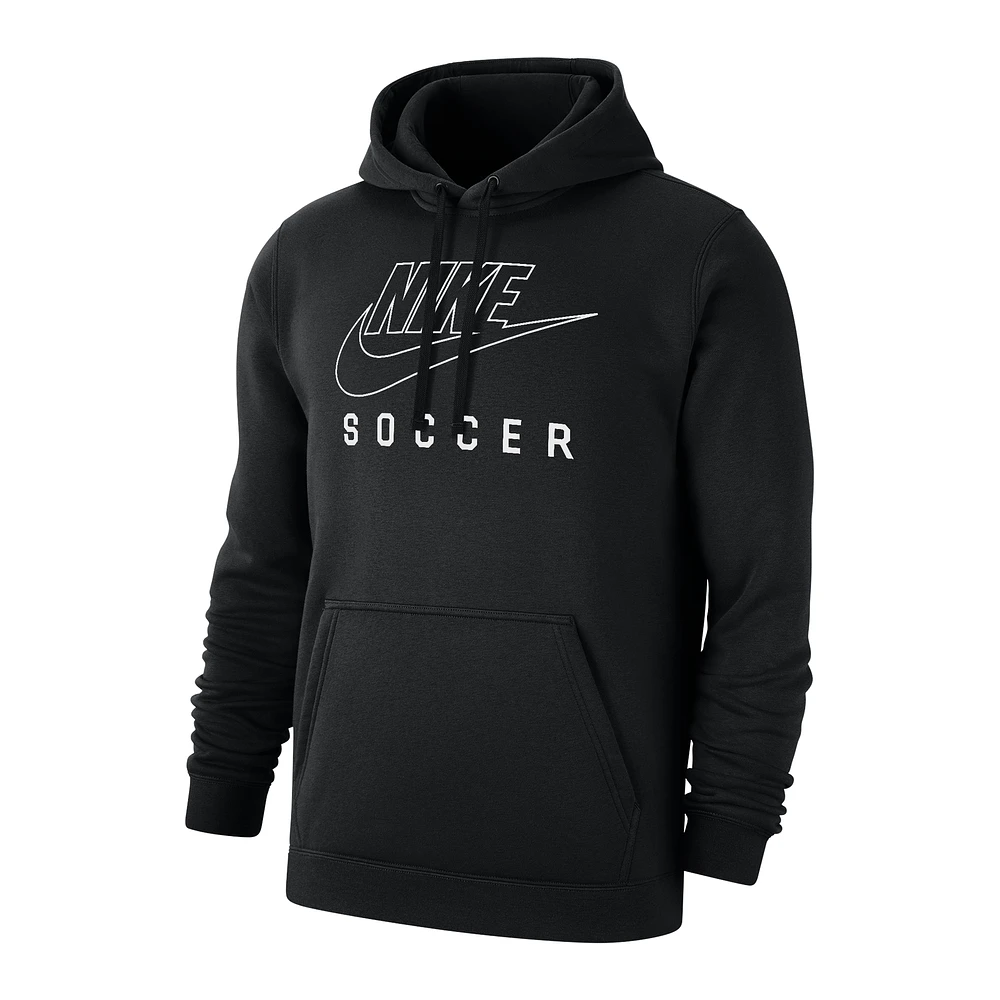 Nike Swoosh Club Fleece Men's Soccer Pullover Hoodie