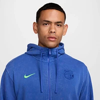 FC Barcelona Club Third Men's Nike Soccer French Terry Full-Zip Hoodie