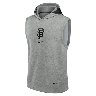 San Francisco Giants Authentic Collection Early Work Men’s Nike Dri-FIT MLB Sleeveless Pullover Hoodie