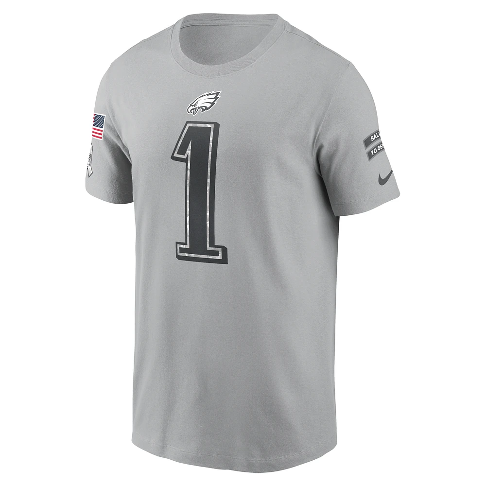 Jalen Hurts Philadelphia Eagles Salute to Service Men's Nike NFL T-Shirt