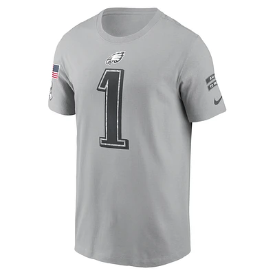 Jalen Hurts Philadelphia Eagles Salute to Service Men's Nike NFL T-Shirt