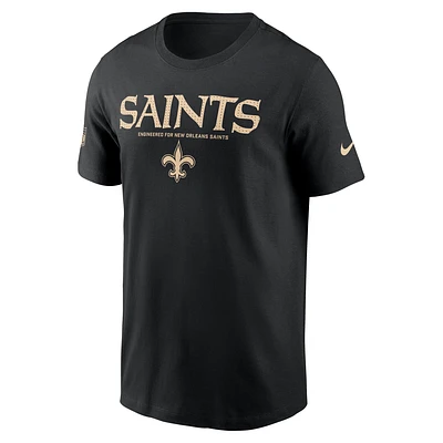 New Orleans Saints Sideline Team Issue Men's Nike Dri-FIT NFL T-Shirt
