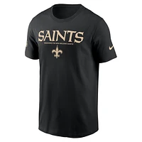 New Orleans Saints Sideline Team Issue Men's Nike Dri-FIT NFL T-Shirt