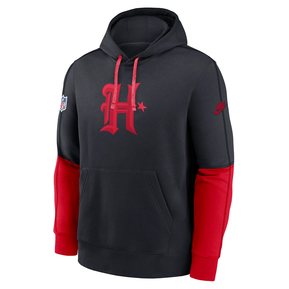 Houston Texans Logo Team Issue Club Men's Nike NFL Pullover Hoodie