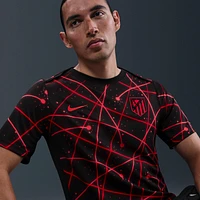 Atlético Madrid Academy Pro Men's Nike Dri-FIT Soccer Pre-Match Short-Sleeve Top
