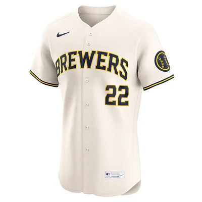 Christian Yelich Milwaukee Brewers Men's Nike Dri-FIT ADV MLB Elite Jersey