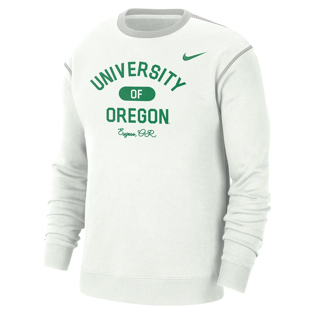 Oregon Men's Nike College Crew-Neck Top