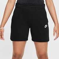 Nike Sportswear Club Fleece Big Kids' (Girls') 5" French Terry Shorts