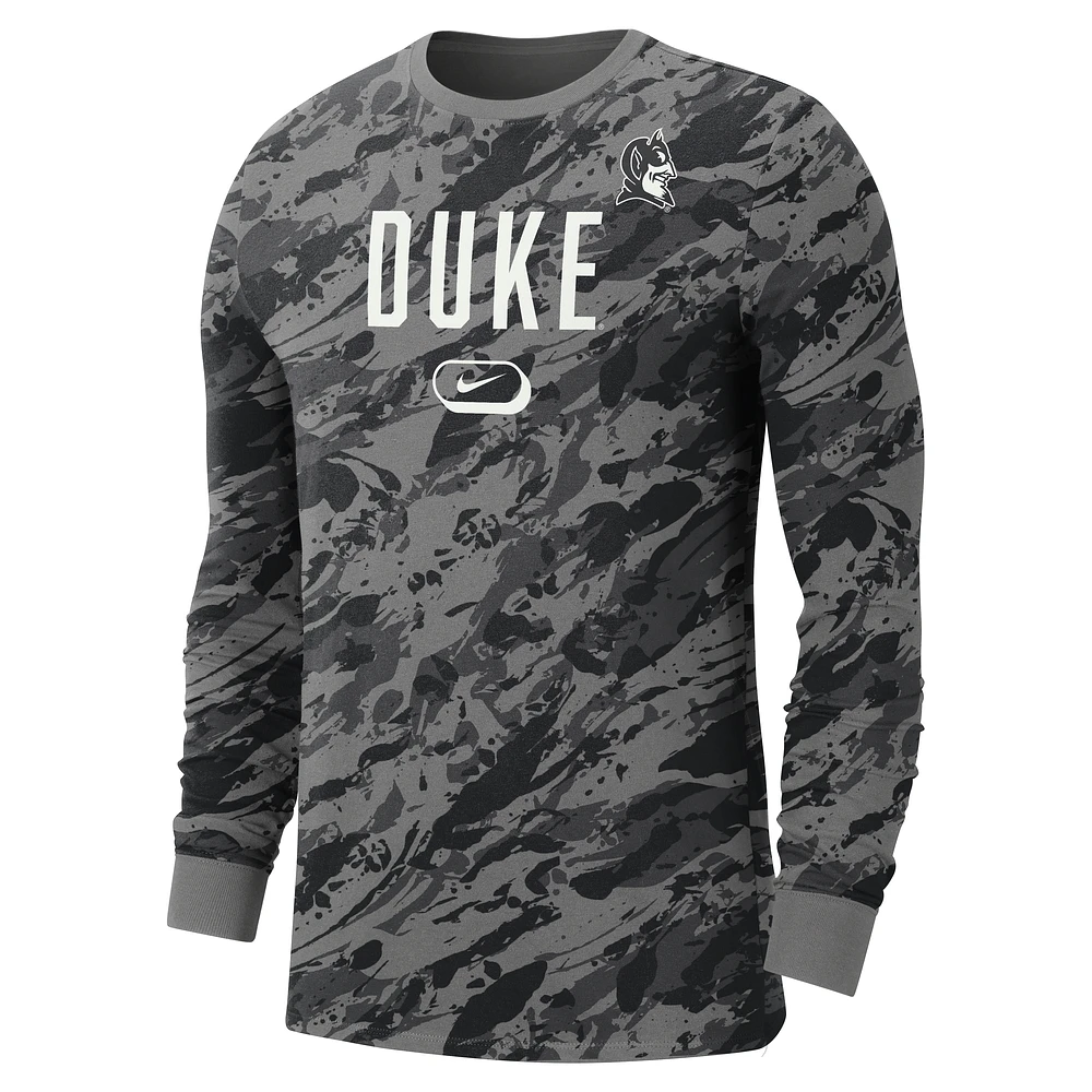 Duke Men's Nike College Crew-Neck Long-Sleeve T-Shirt