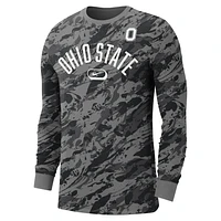 Ohio State Men's Nike College Crew-Neck Long-Sleeve T-Shirt