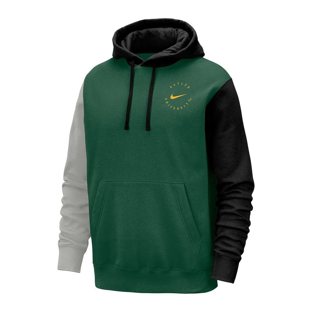 Baylor Men's Nike College Club Fleece Hoodie